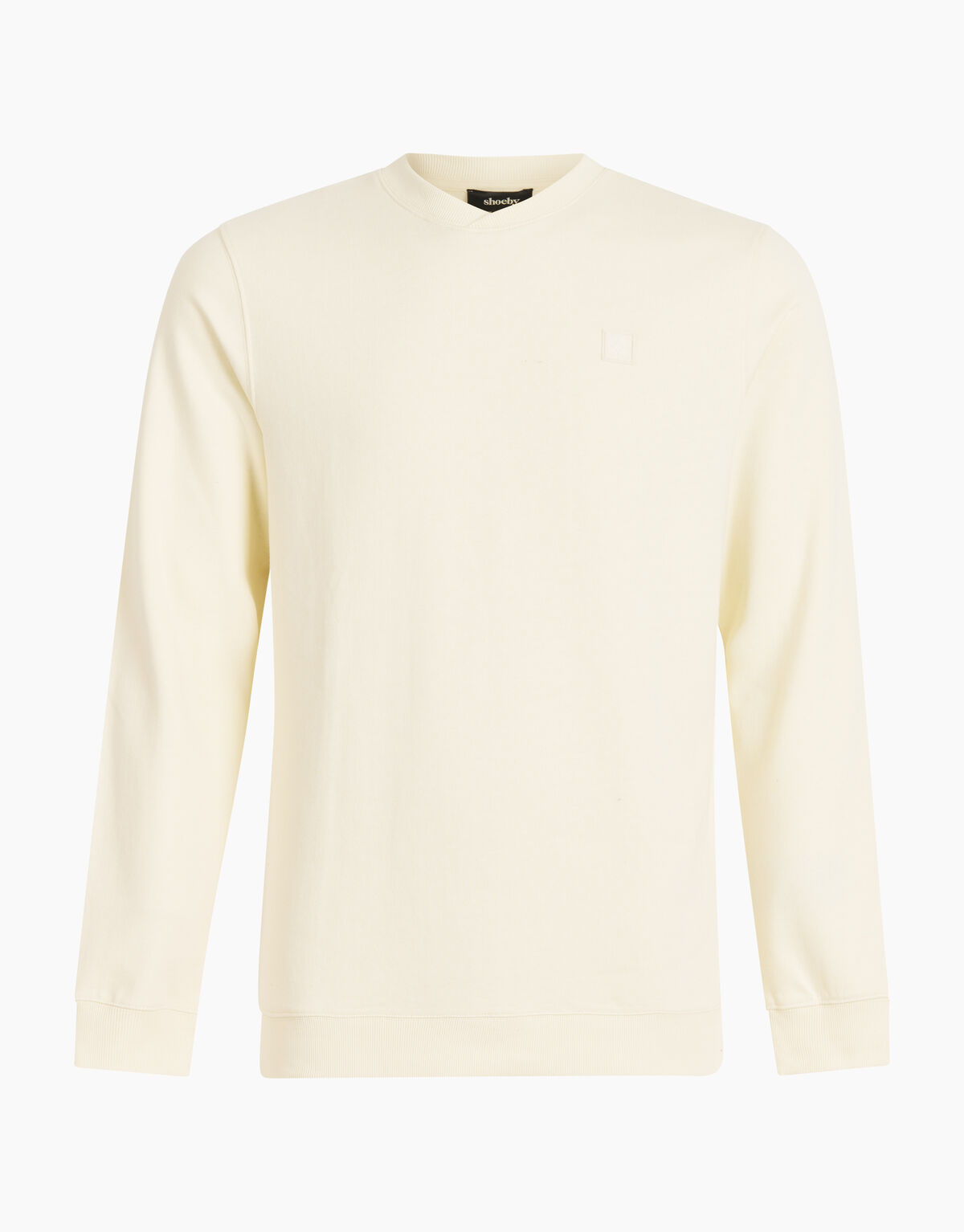 Flock Artwork Sweater Gebroken Wit SHOEBY MEN