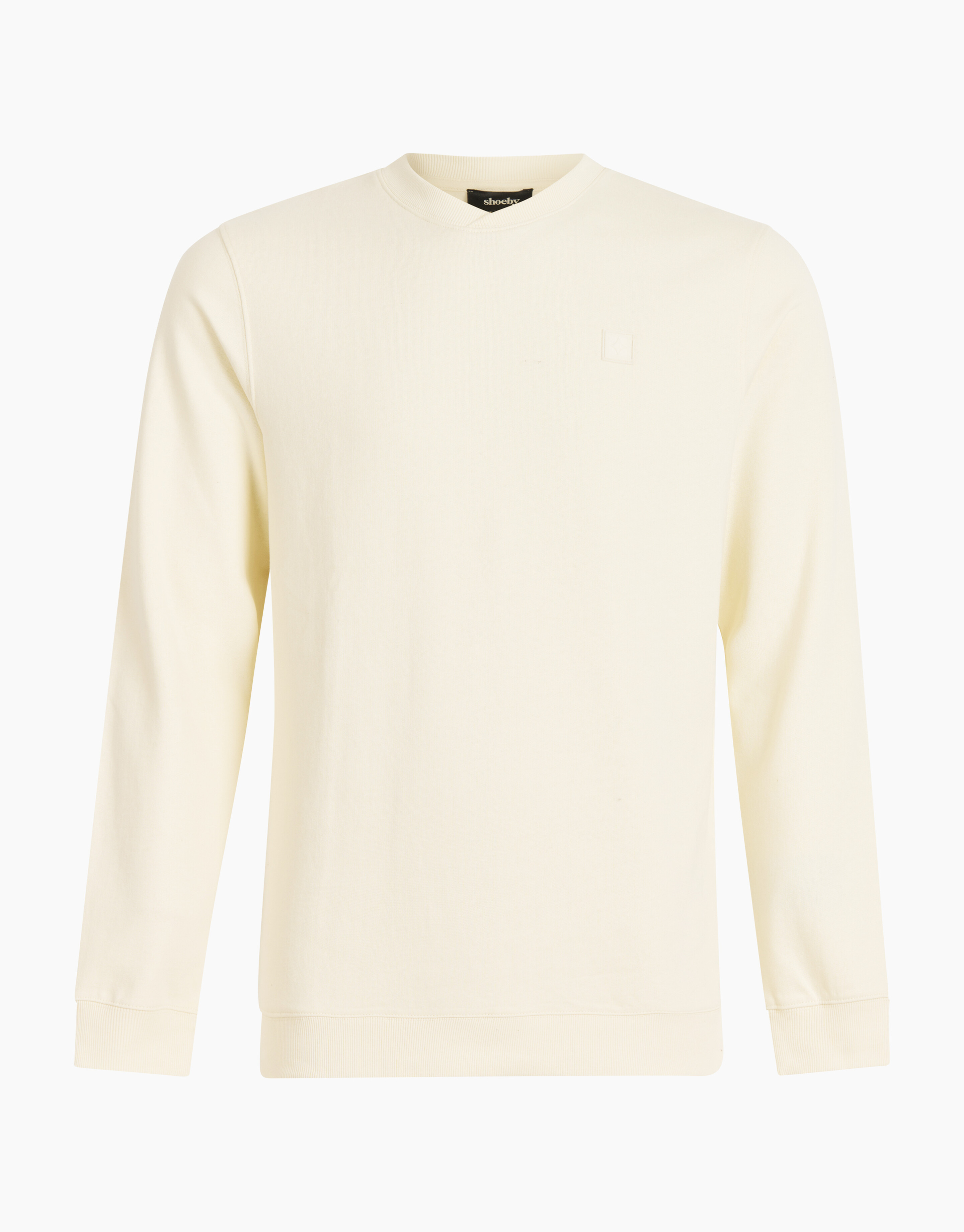 Flock Artwork Sweater Gebroken Wit SHOEBY MEN