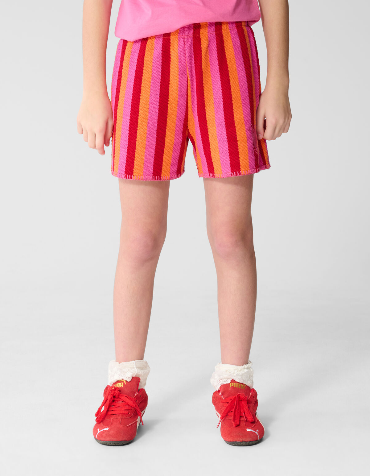 Striped Short Roze SHOEBY GIRLS