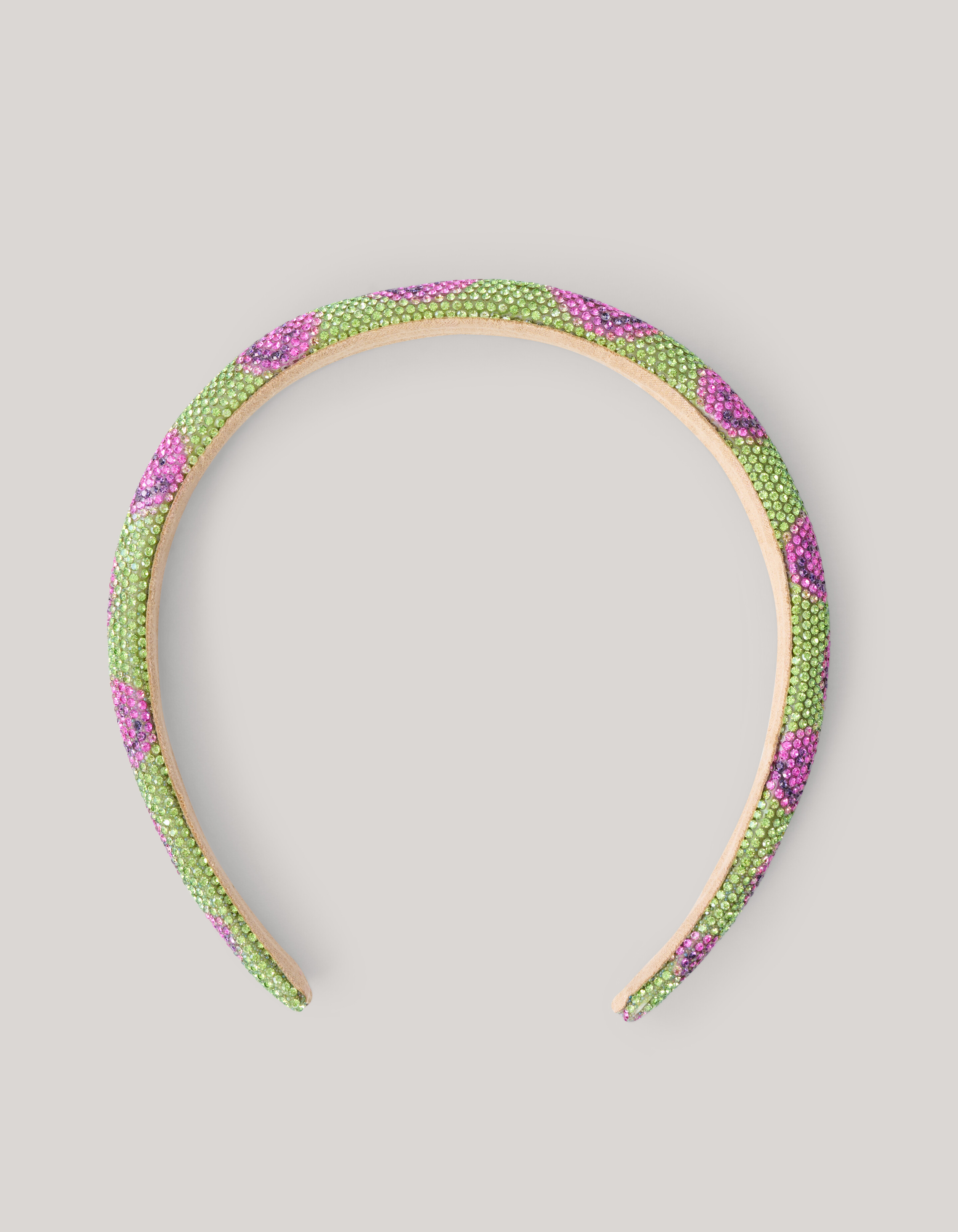 Strass Smile Haarband Groen SHOEBY ACCESSOIRES
