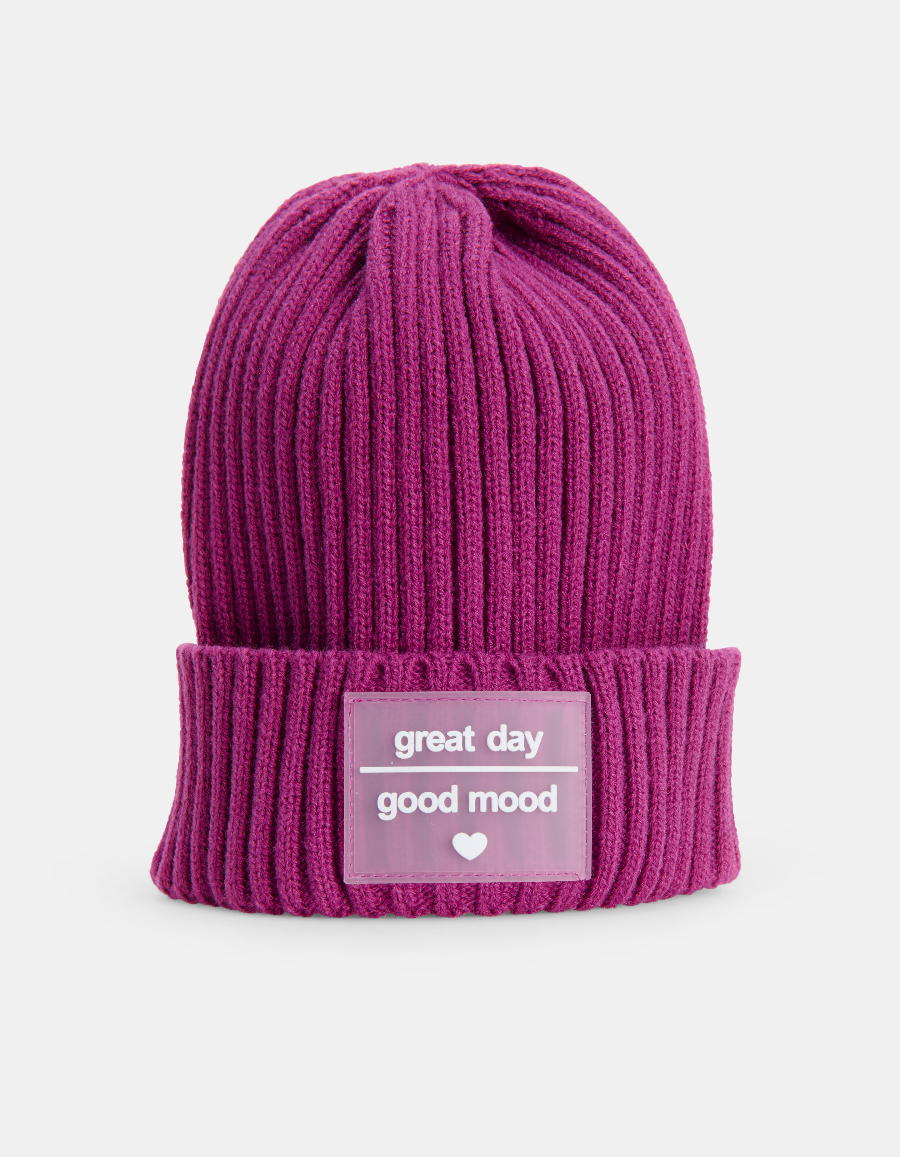 Gebreide Beanie Paars SHOEBY ACCESSOIRES