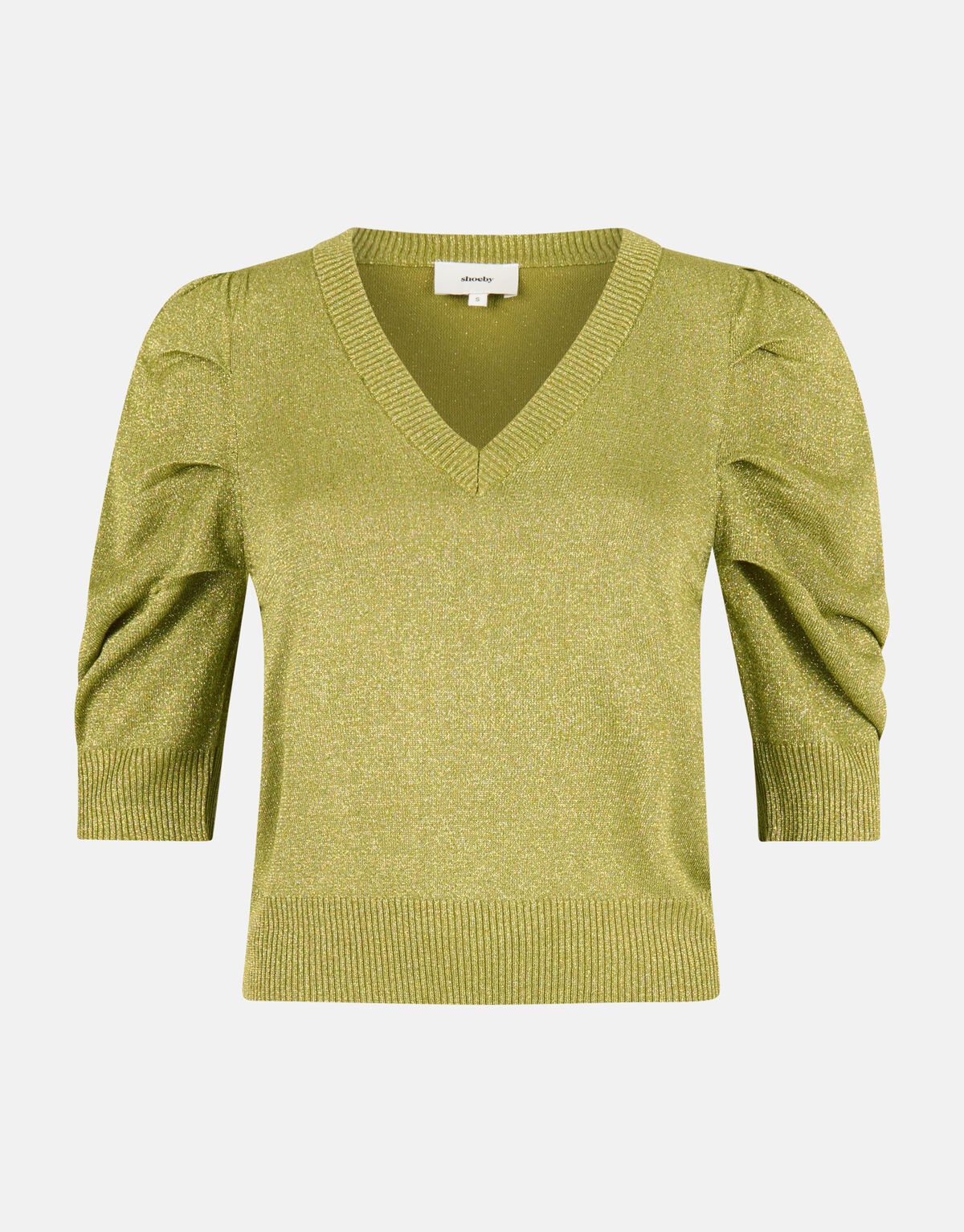 Glitter Trui Olijfgroen SHOEBY WOMEN