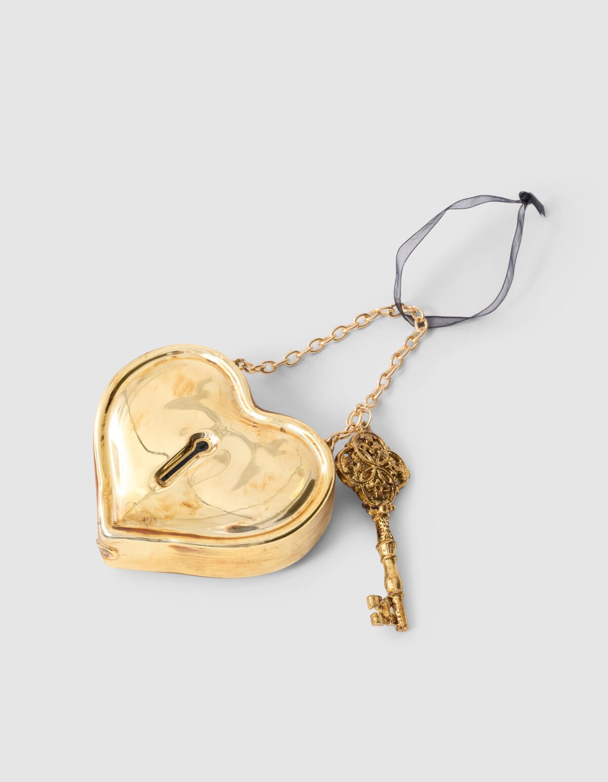 Lock Heart Kerstbal Goud By Fred SHOEBY ACCESSOIRES