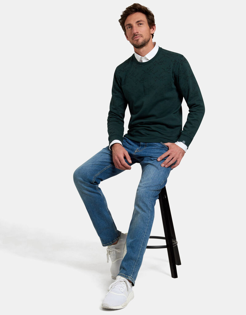 Lewis Straight Washed Blue Jeans L34