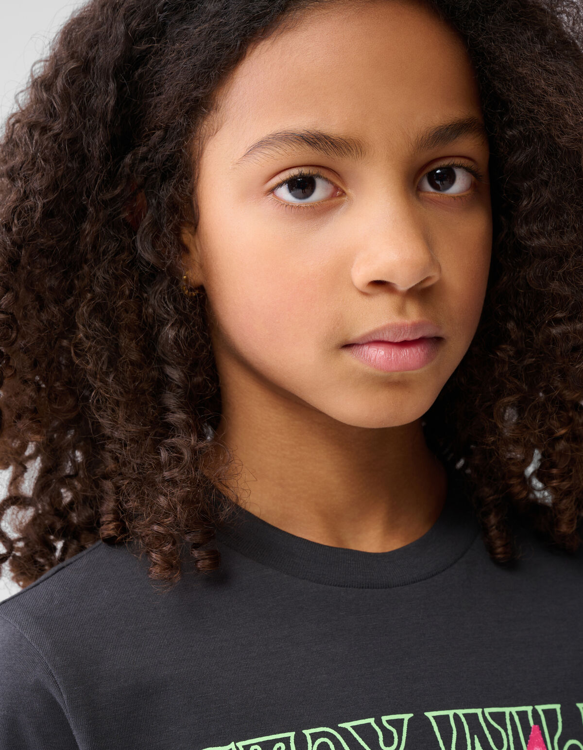 Artwork T-shirt Donkergrijs SHOEBY GIRLS