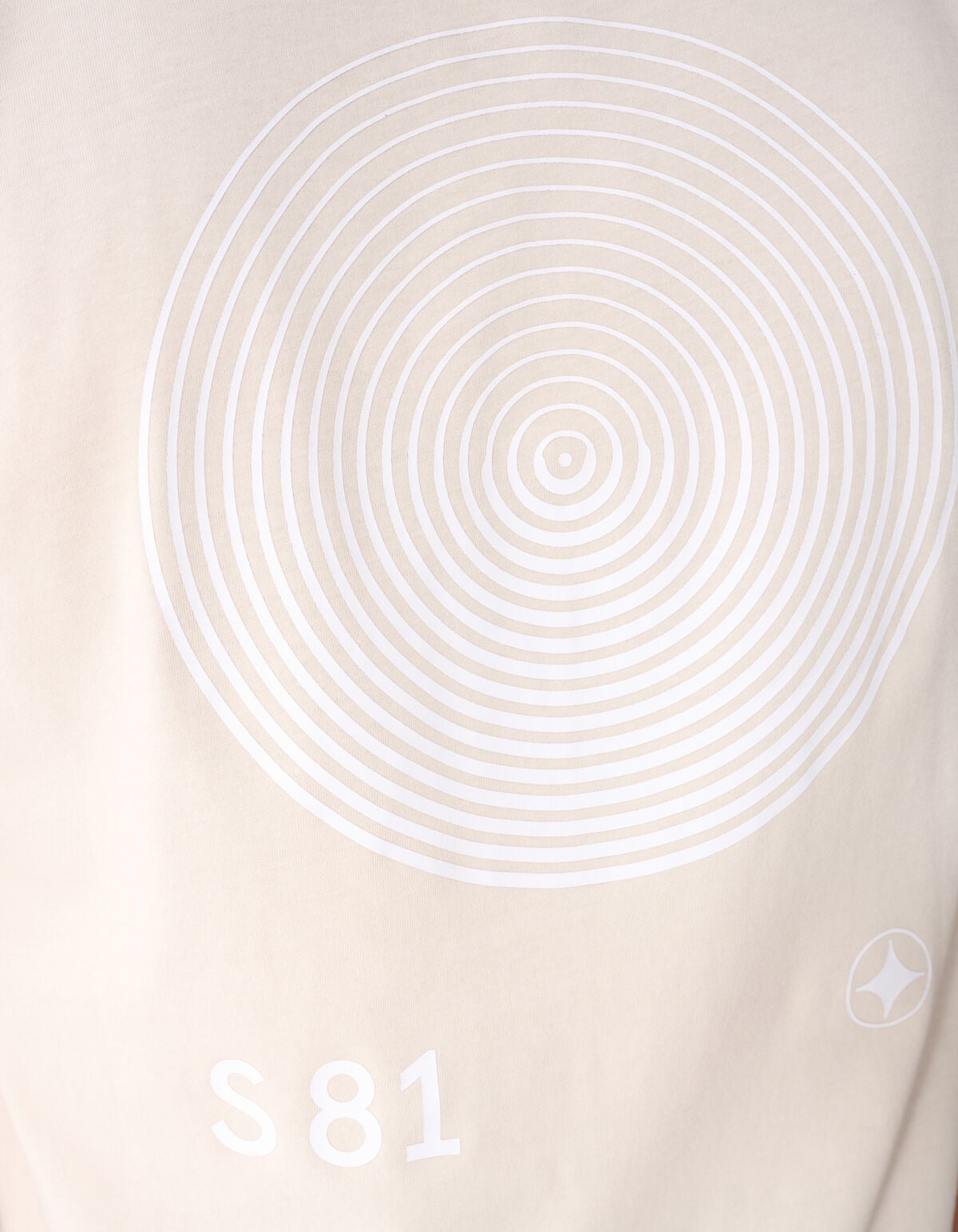 Logo Circle Artwork T-shirt Zand SHOEBY MEN