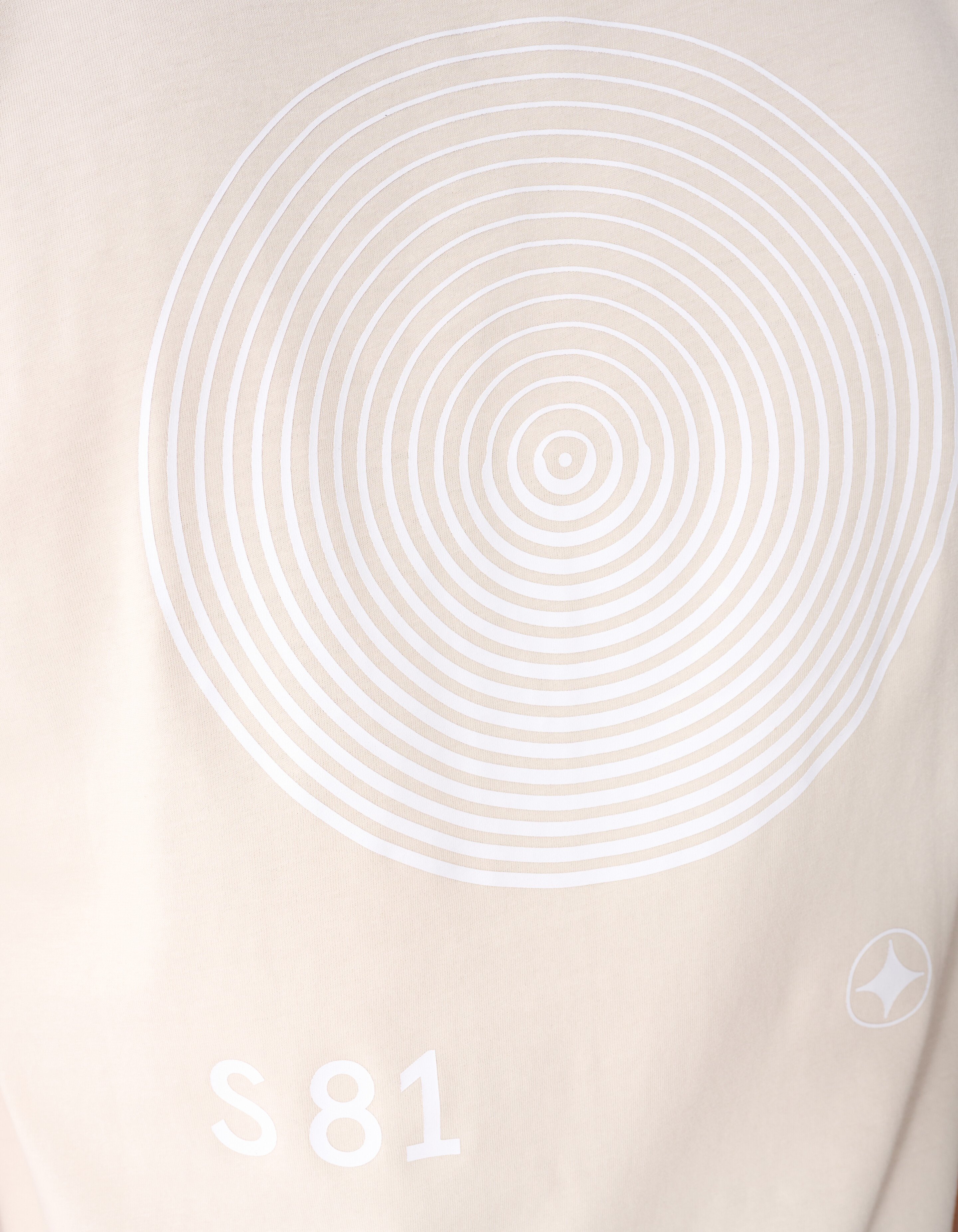 Logo Circle Artwork T-shirt Zand SHOEBY MEN