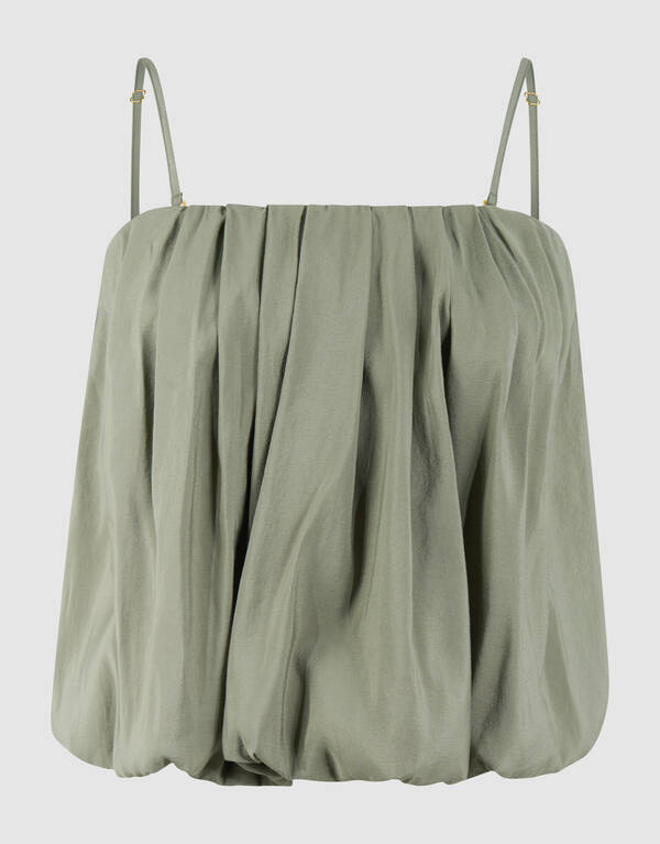 Geplooide Top Lichtgroen By Lonneke SHOEBY WOMEN