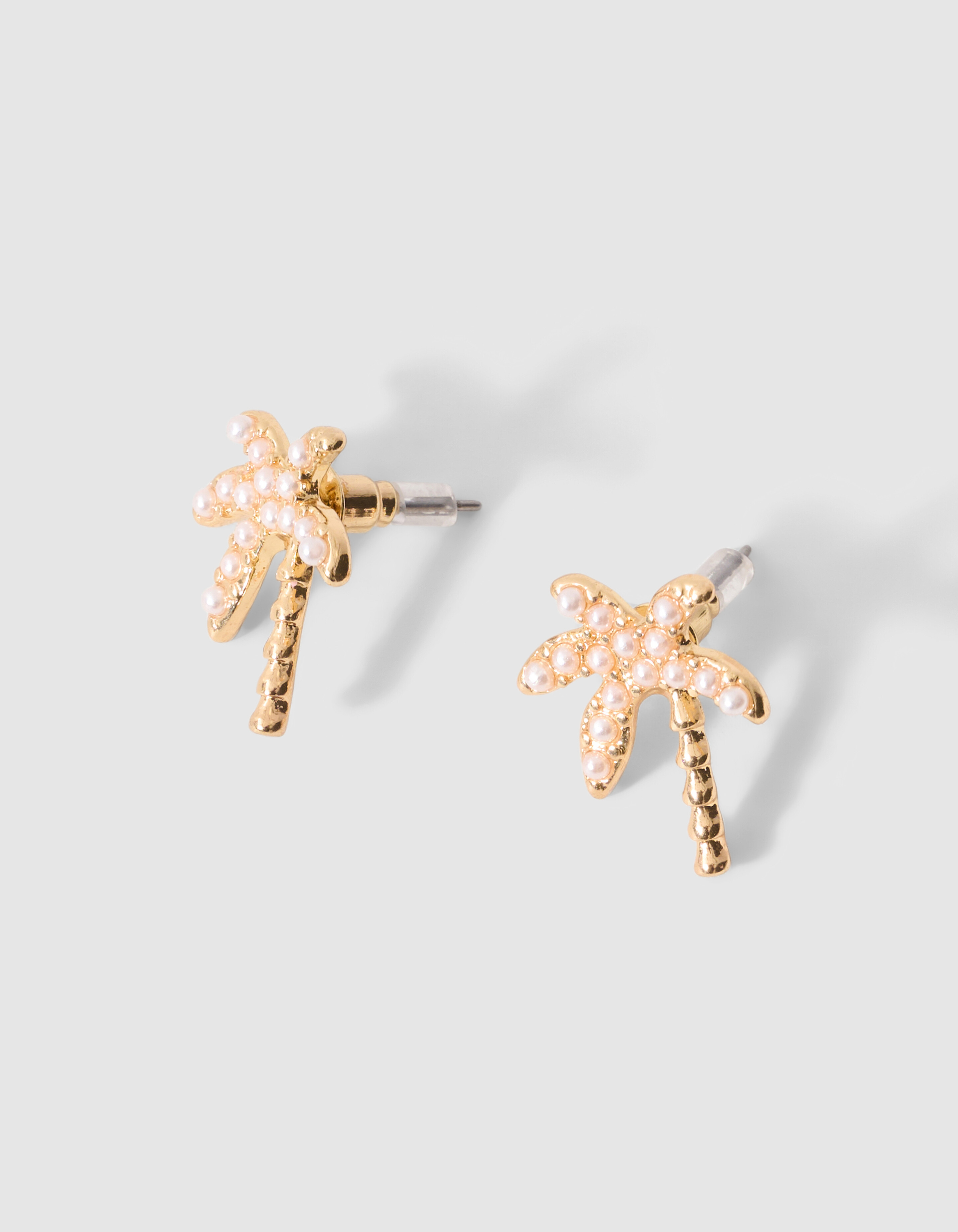 Palmtree Parel Oorbellen Goud SHOEBY ACCESSOIRES