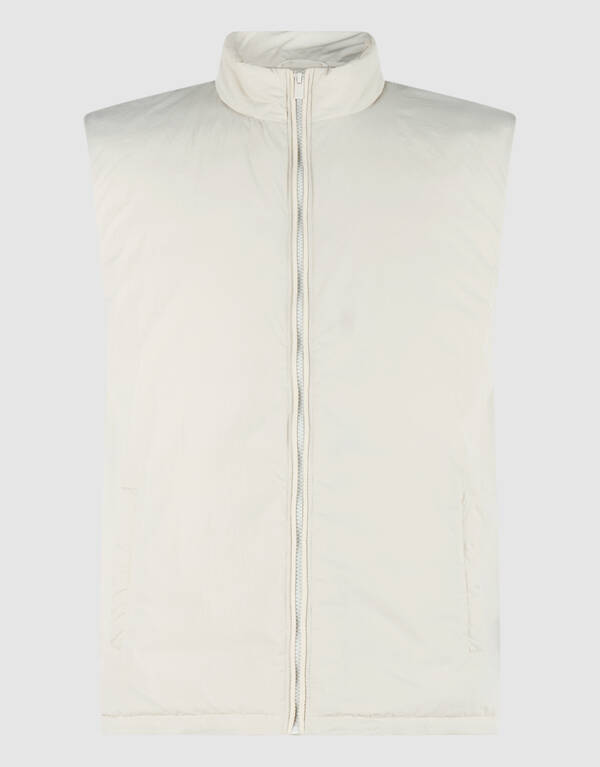 Regular Fit Logo Bodywarmer Zand SHOEBY MEN