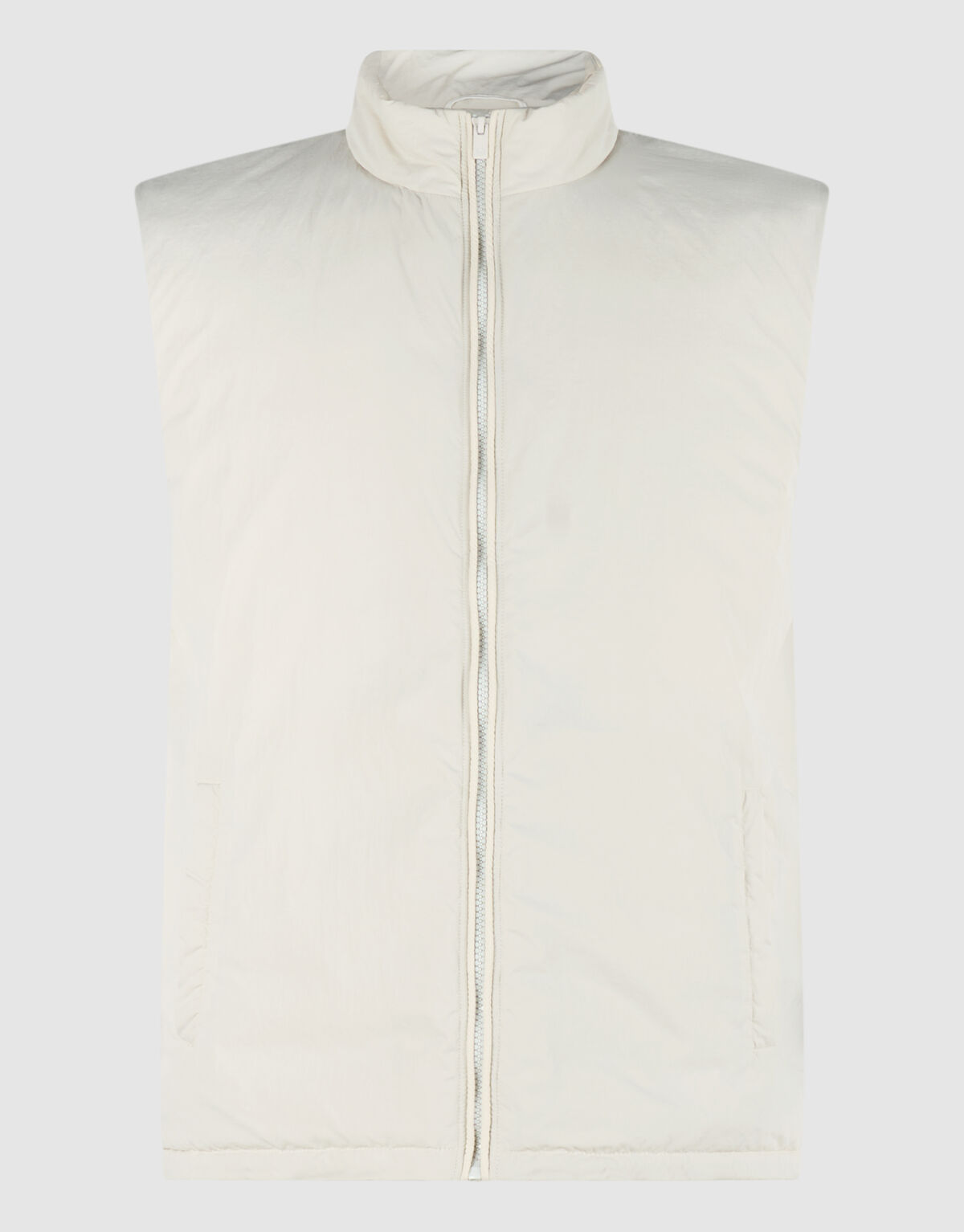 Regular Fit Logo Bodywarmer Zand SHOEBY MEN
