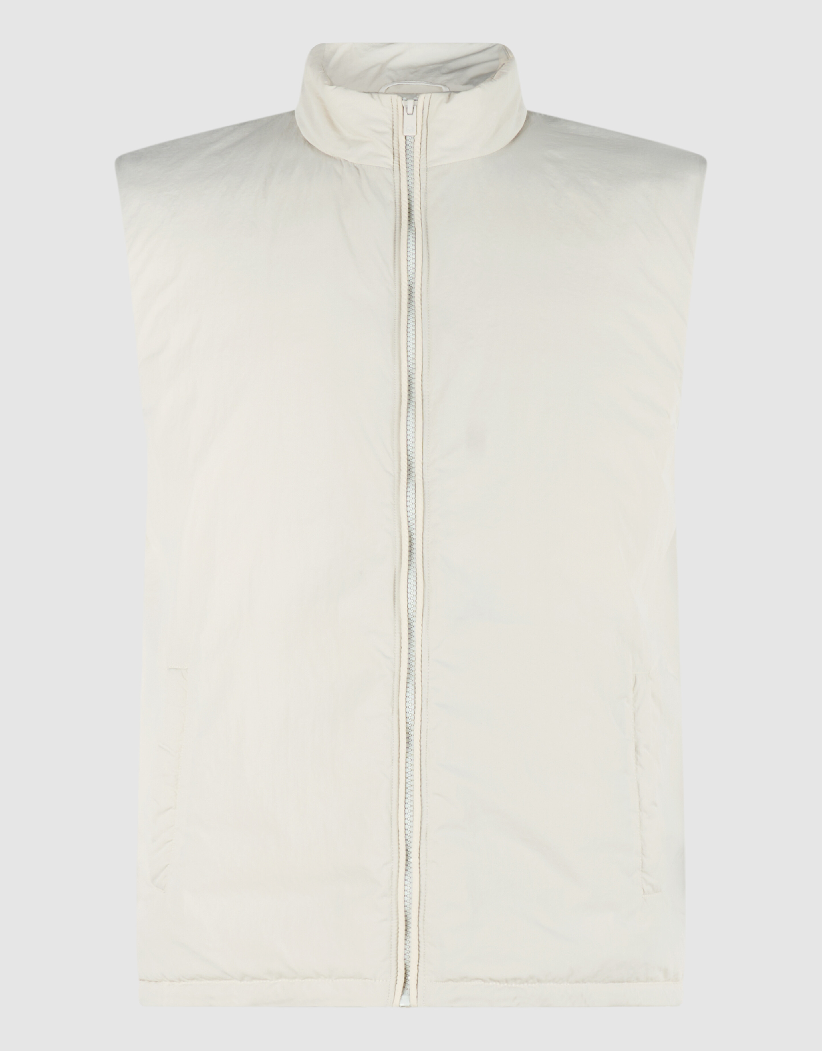 Regular Fit Logo Bodywarmer Zand SHOEBY MEN