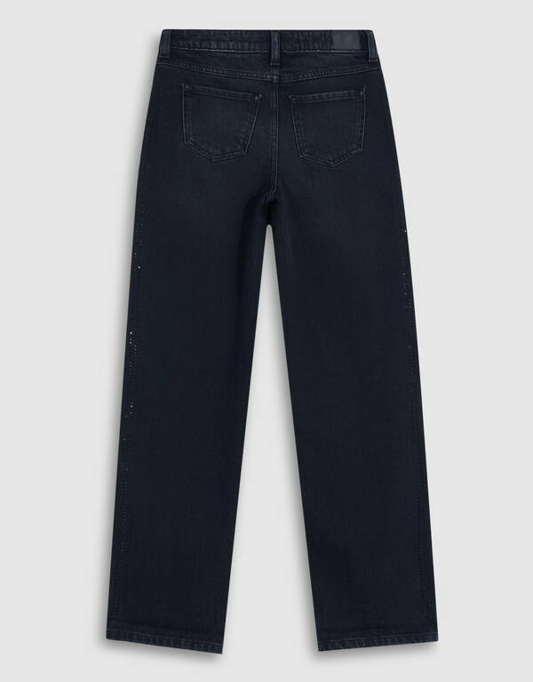 Strass Barrel Fit Jeans Zwart SHOEBY GIRLS