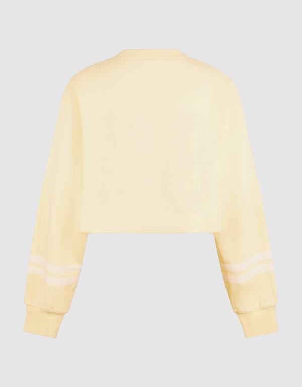 Varsity Cord Sweater Lichtgeel SHOEBY WOMEN