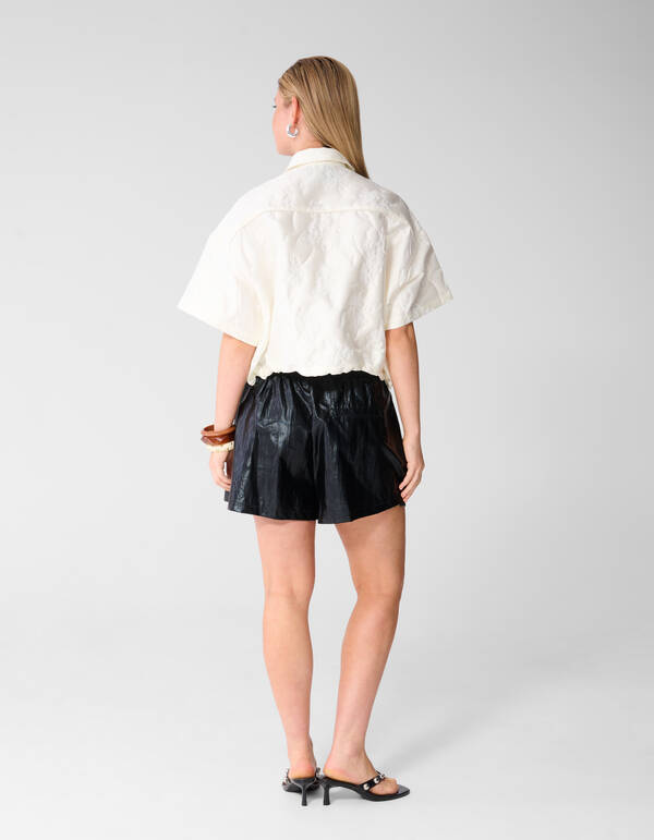 Oversized Jacquard Jack Gebroken Wit SHOEBY WOMEN