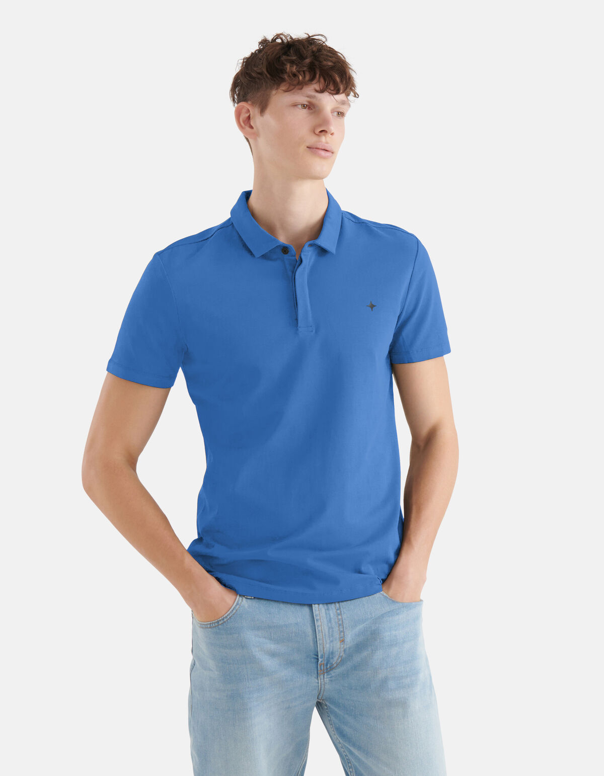 Jersey Polo Blauw SHOEBY MEN