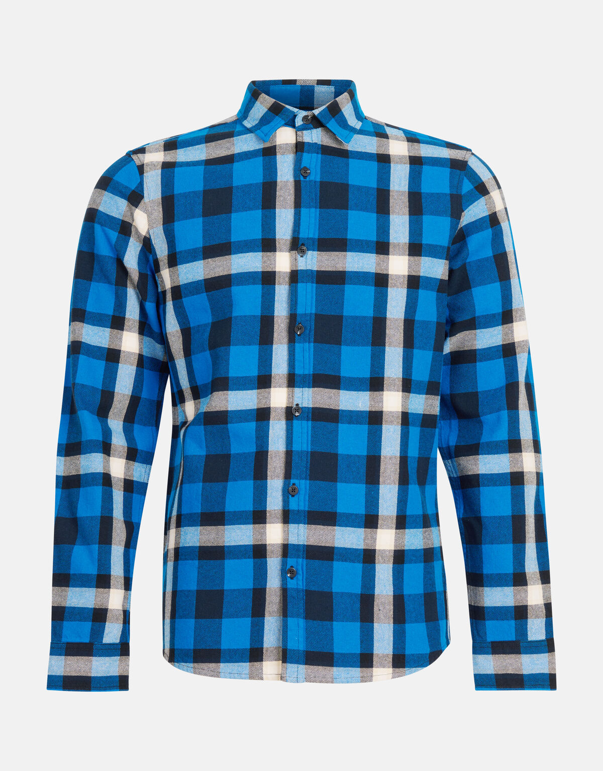 Ruiten Overhemd Blauw SHOEBY MEN