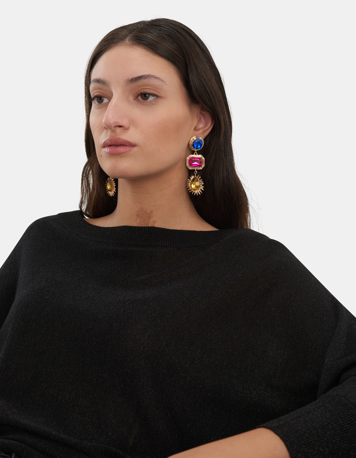 Glitter Batwing Trui Eksept