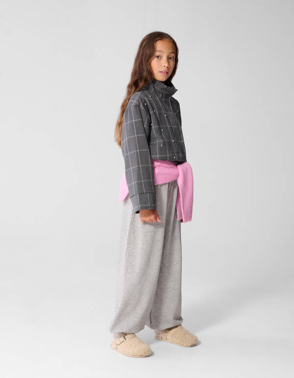 Balloon Fit Joggingbroek Grijs SHOEBY GIRLS