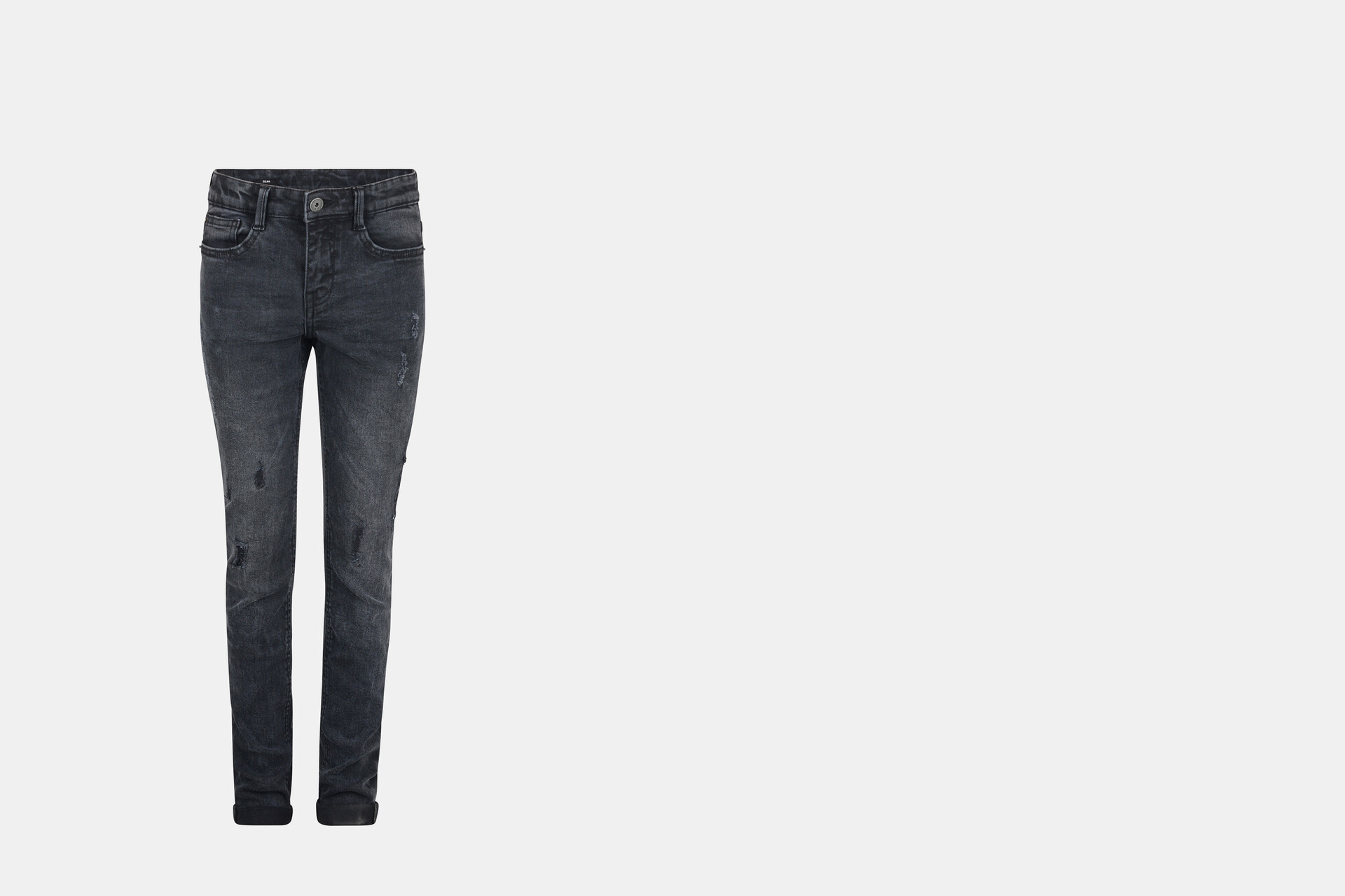 Check Slim Jeans