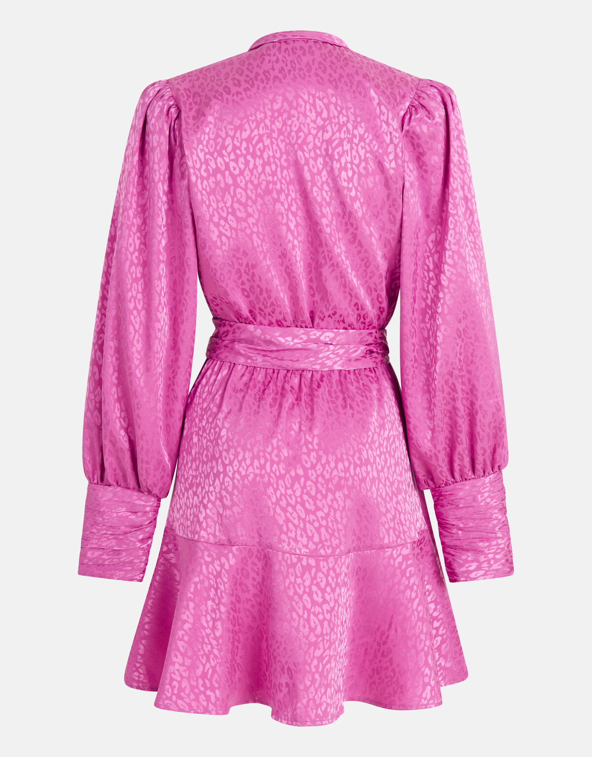 Jacquard Wrap Jurk Roze SHOEBY WOMEN