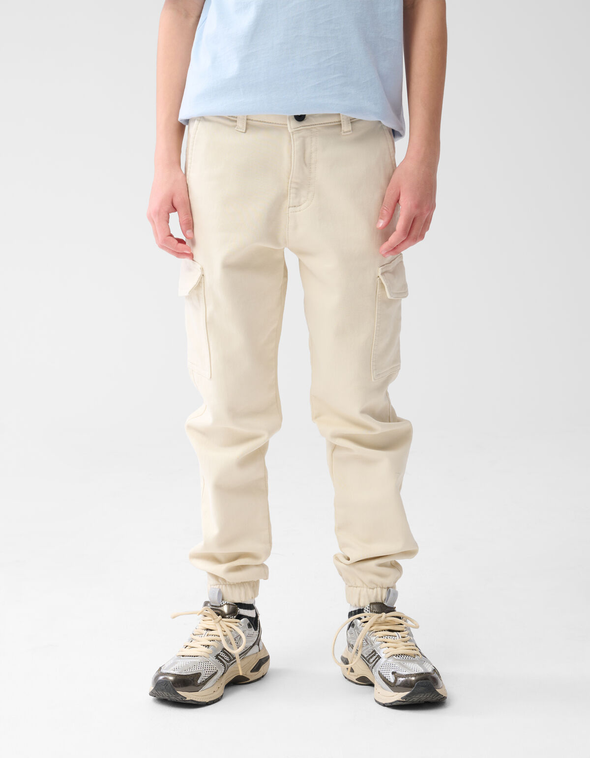 Cargo Broek Gebroken Wit SHOEBY BOYS