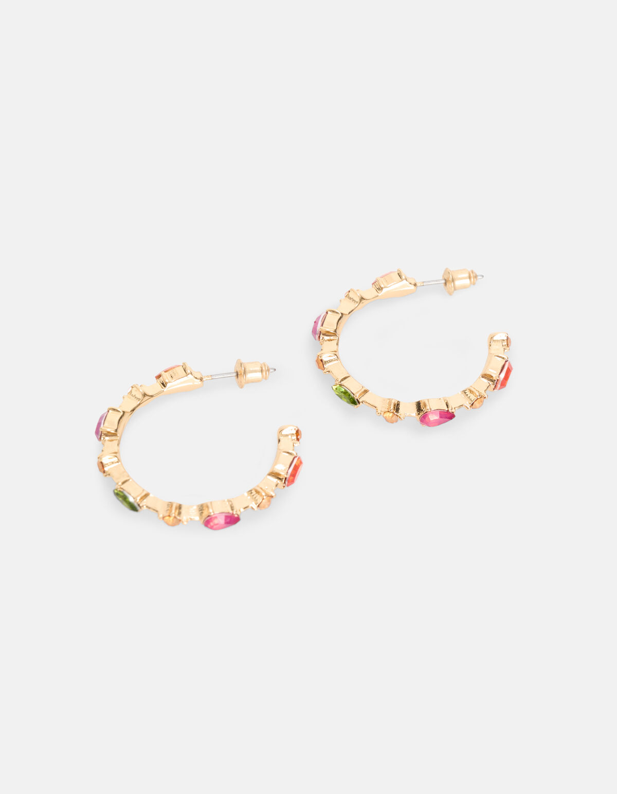 Gekleurde Stenen Oorbellen Goud SHOEBY ACCESSOIRES