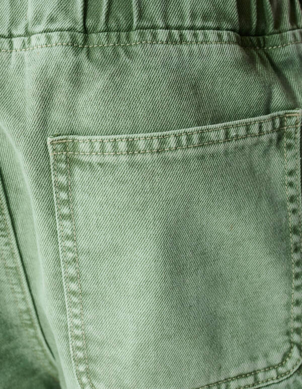 Washed Carpenter Short Lichtgroen SHOEBY BOYS