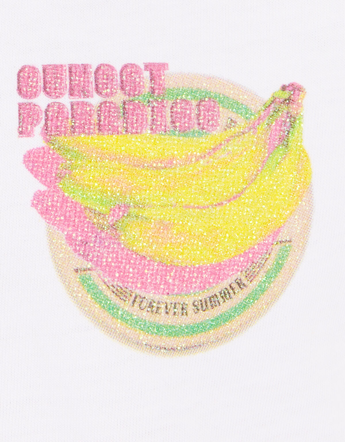 Glitter Artwork T-shirt Wit SHOEBY GIRLS