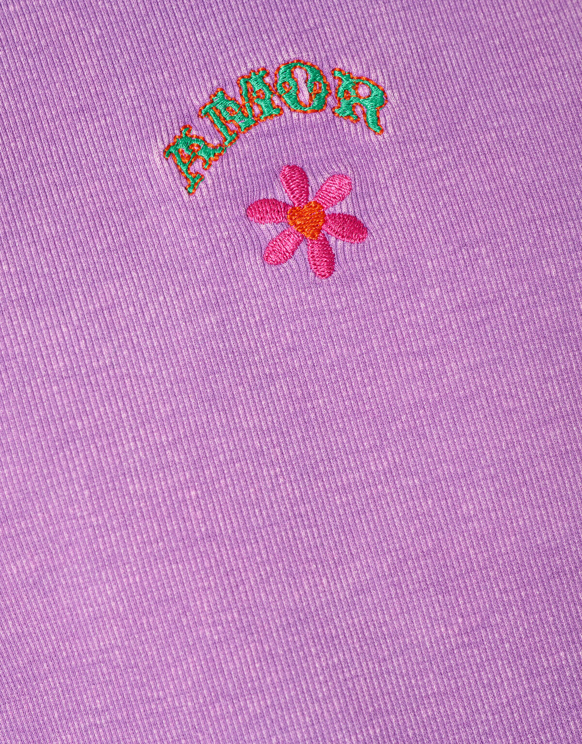 Embroidery Crop Top Lichtpaars SHOEBY GIRLS