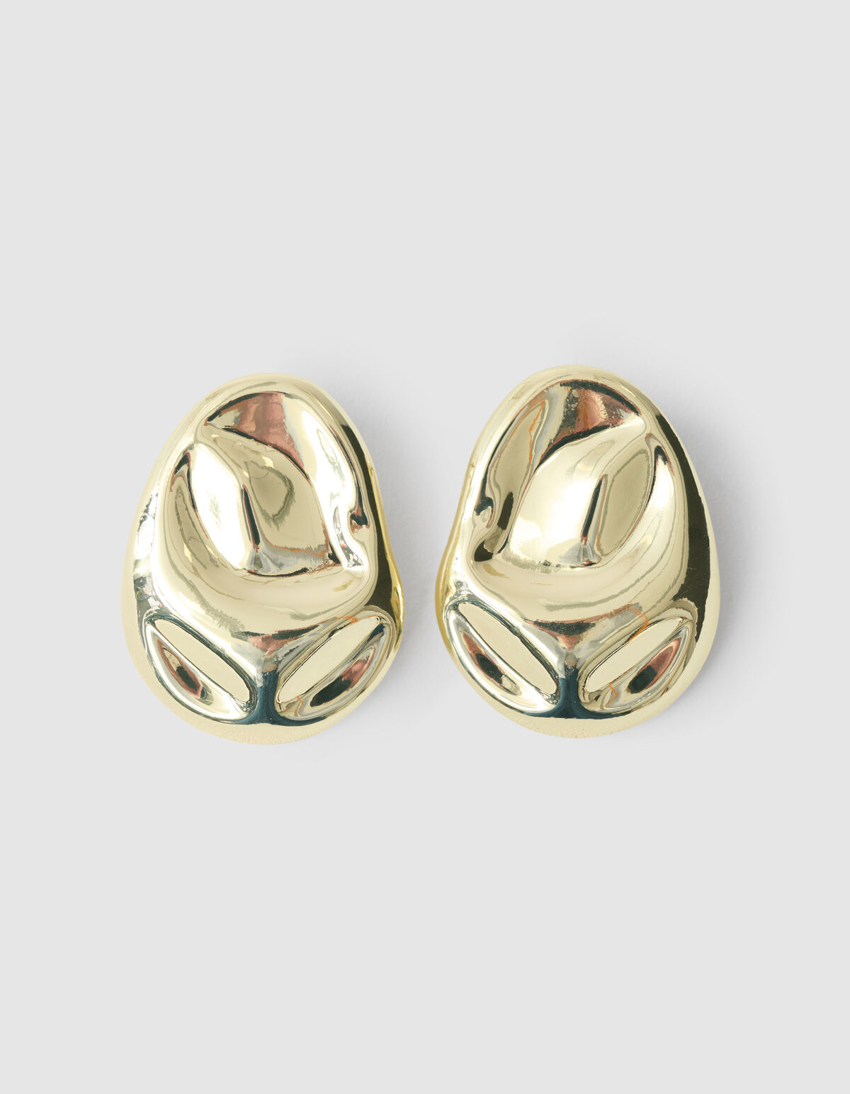 Oval Oorbellen Goud SHOEBY ACCESSOIRES