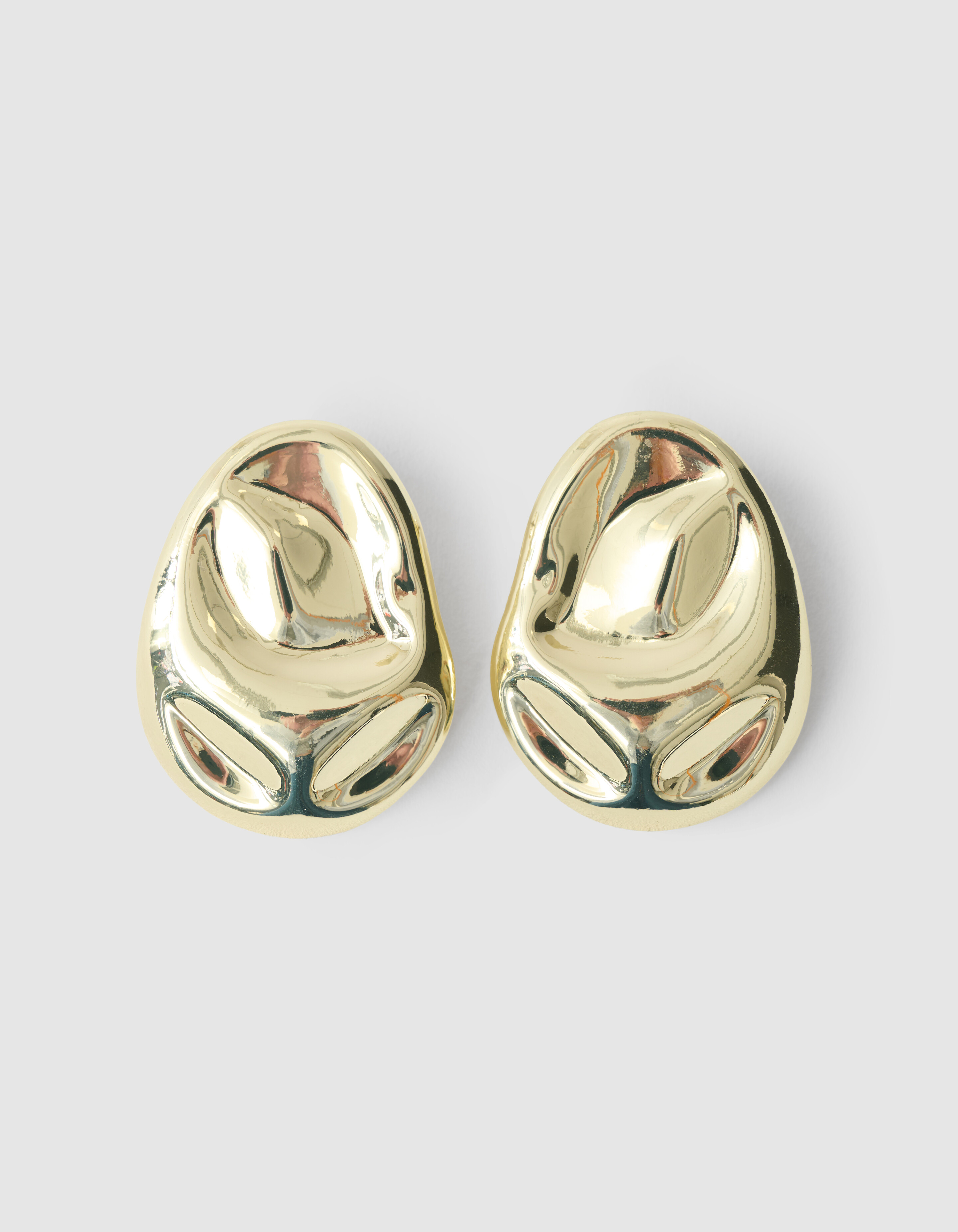 Oval Oorbellen Goud SHOEBY ACCESSOIRES