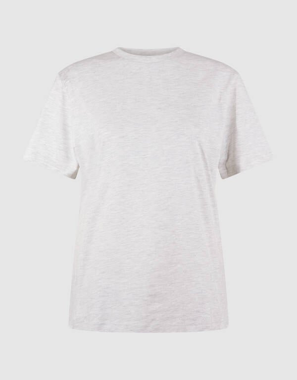 Basis T-shirt Lichtgrijs SHOEBY WOMEN