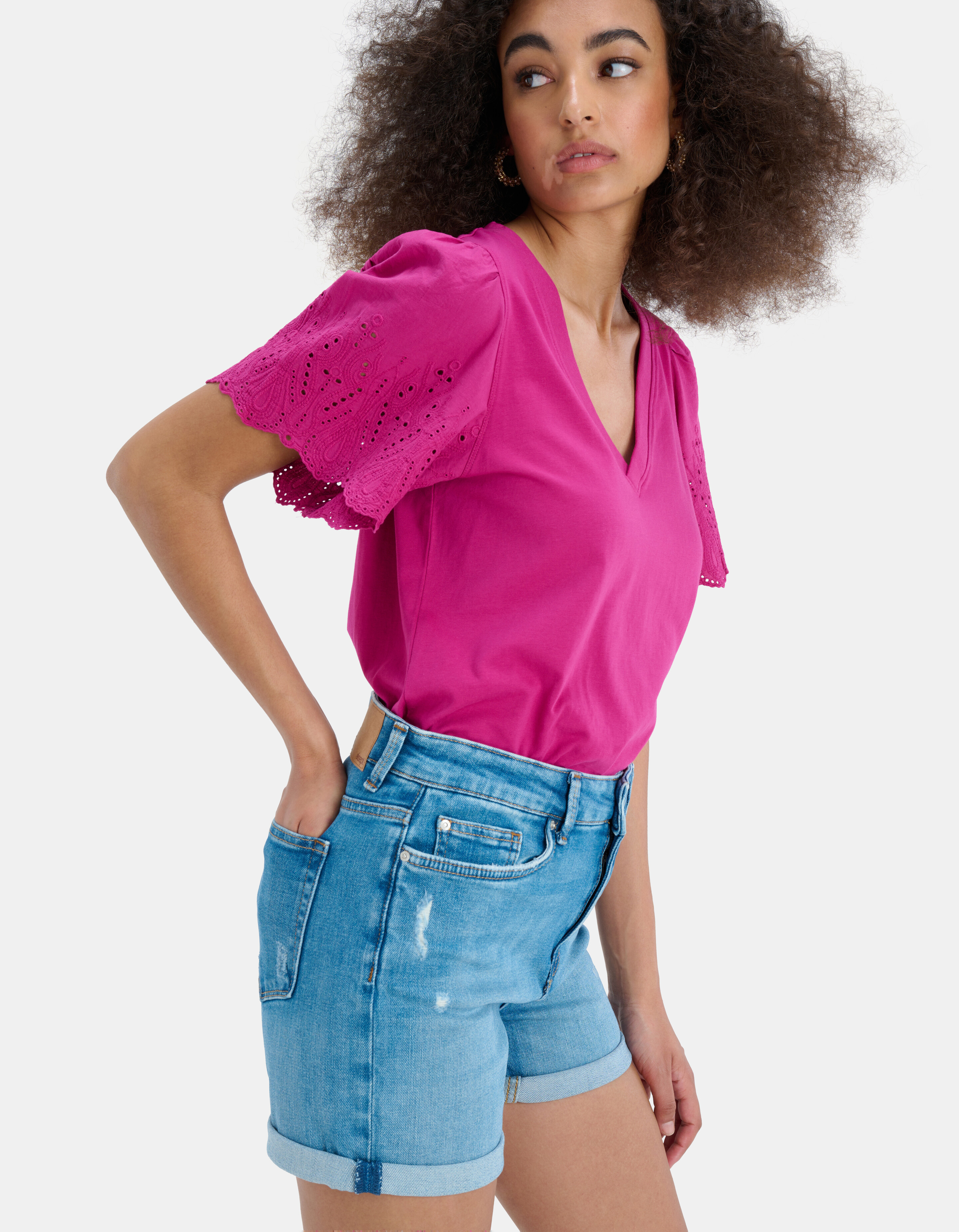 Nora Denim Short EKSEPT