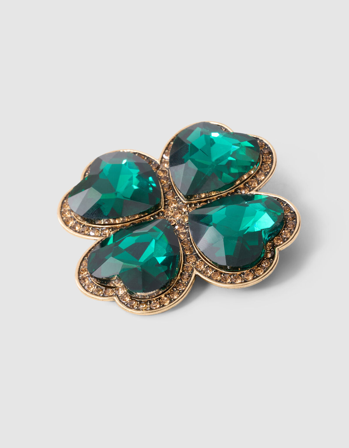 Klaver Broche Groen By Fred SHOEBY ACCESSOIRES