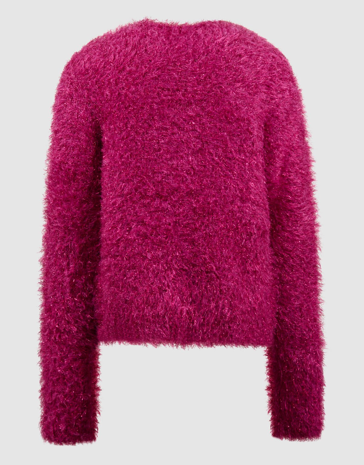 Fluffy Glitter Vest Donkerroze SHOEBY GIRLS