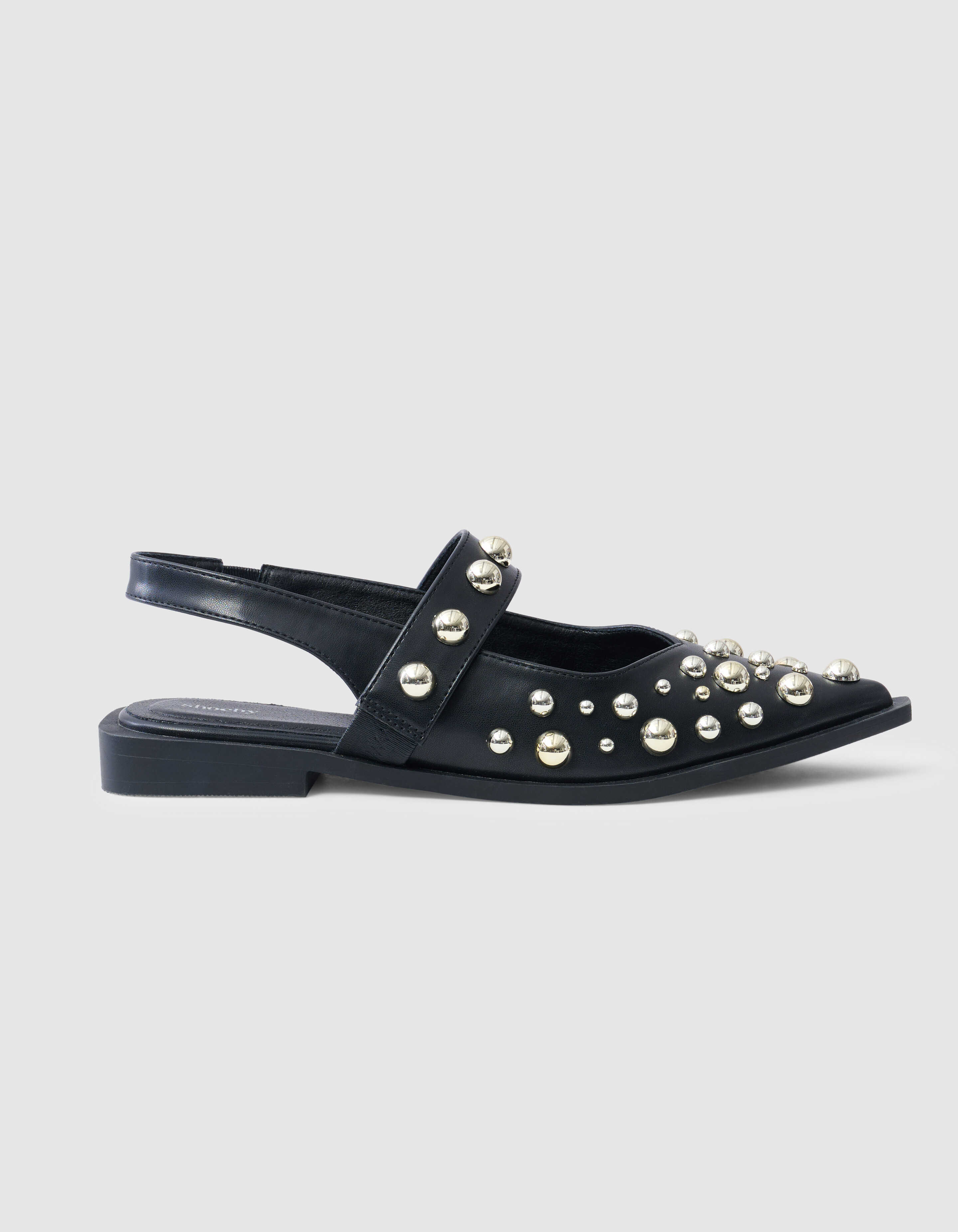 Studs Slingback Zwart SHOEBY SHOES