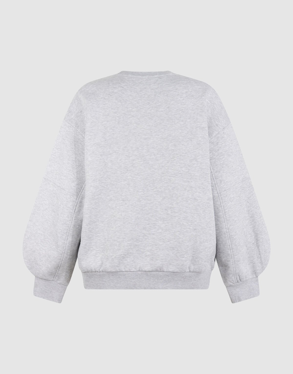 Oversized Big Sleeve Sweater Lichtgrijs SHOEBY WOMEN