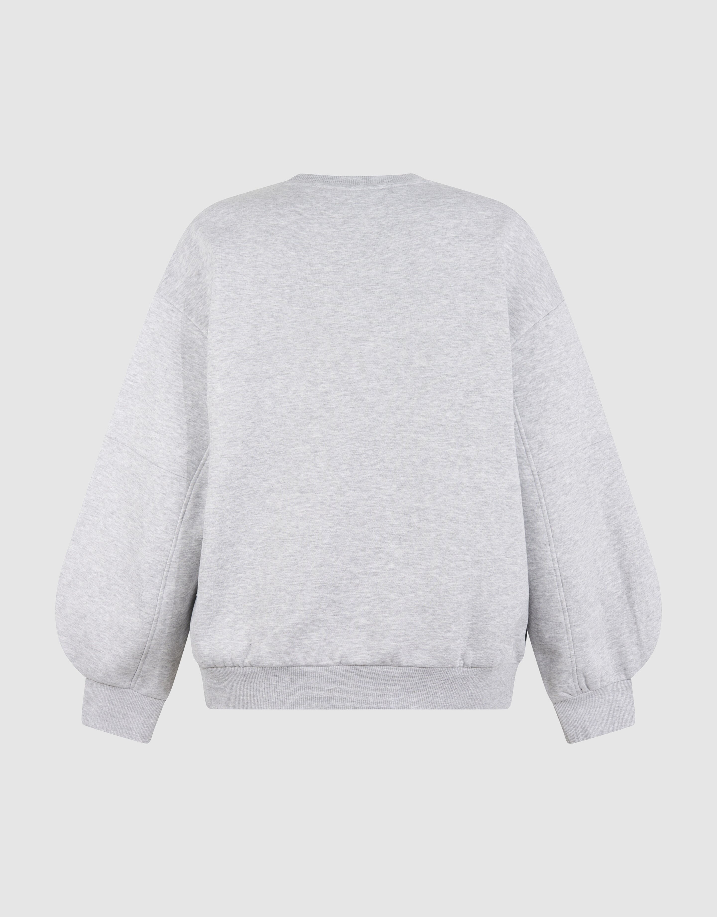 Oversized Big Sleeve Sweater Lichtgrijs SHOEBY WOMEN