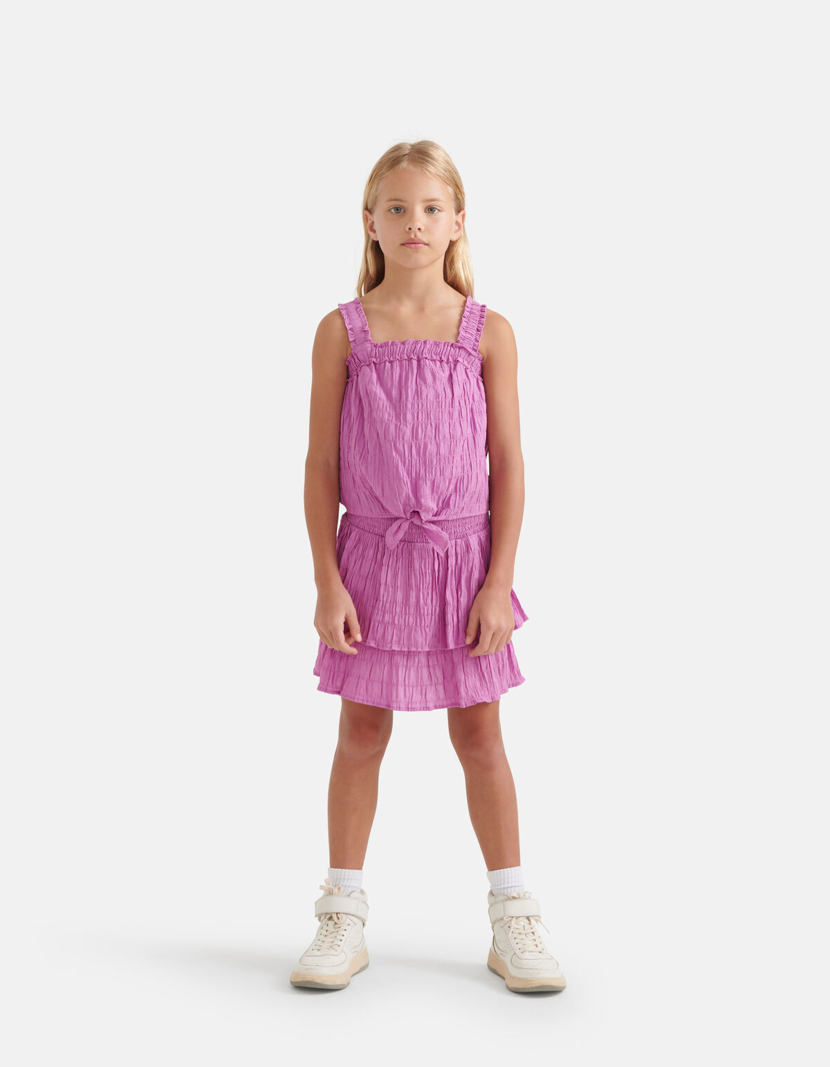 Seersucker Rok Paars SHOEBY GIRLS