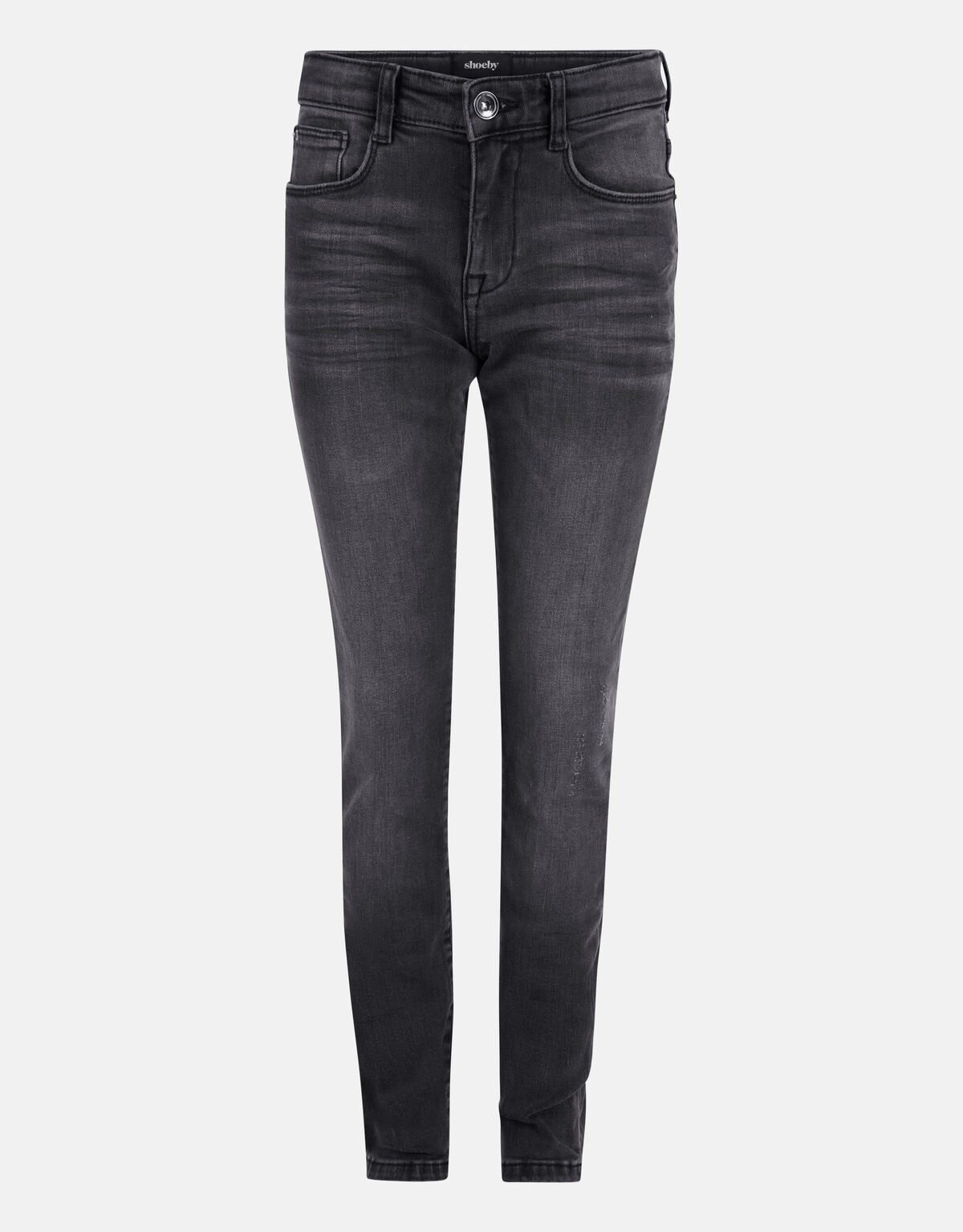 Regular Fit Jeans Donkergrijs SHOEBY BOYS