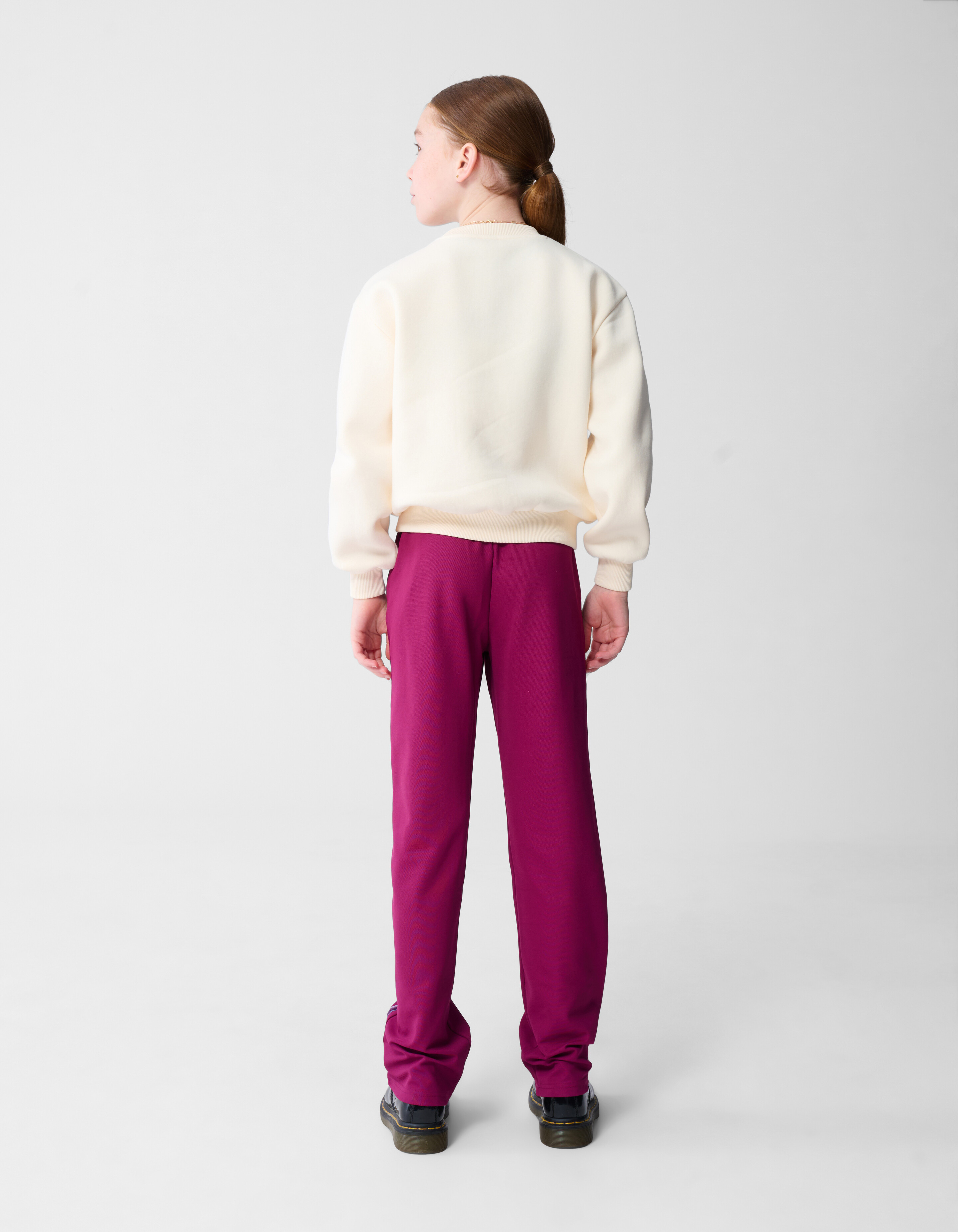 Glitter Stripe Wide Leg Broek Roze SHOEBY GIRLS