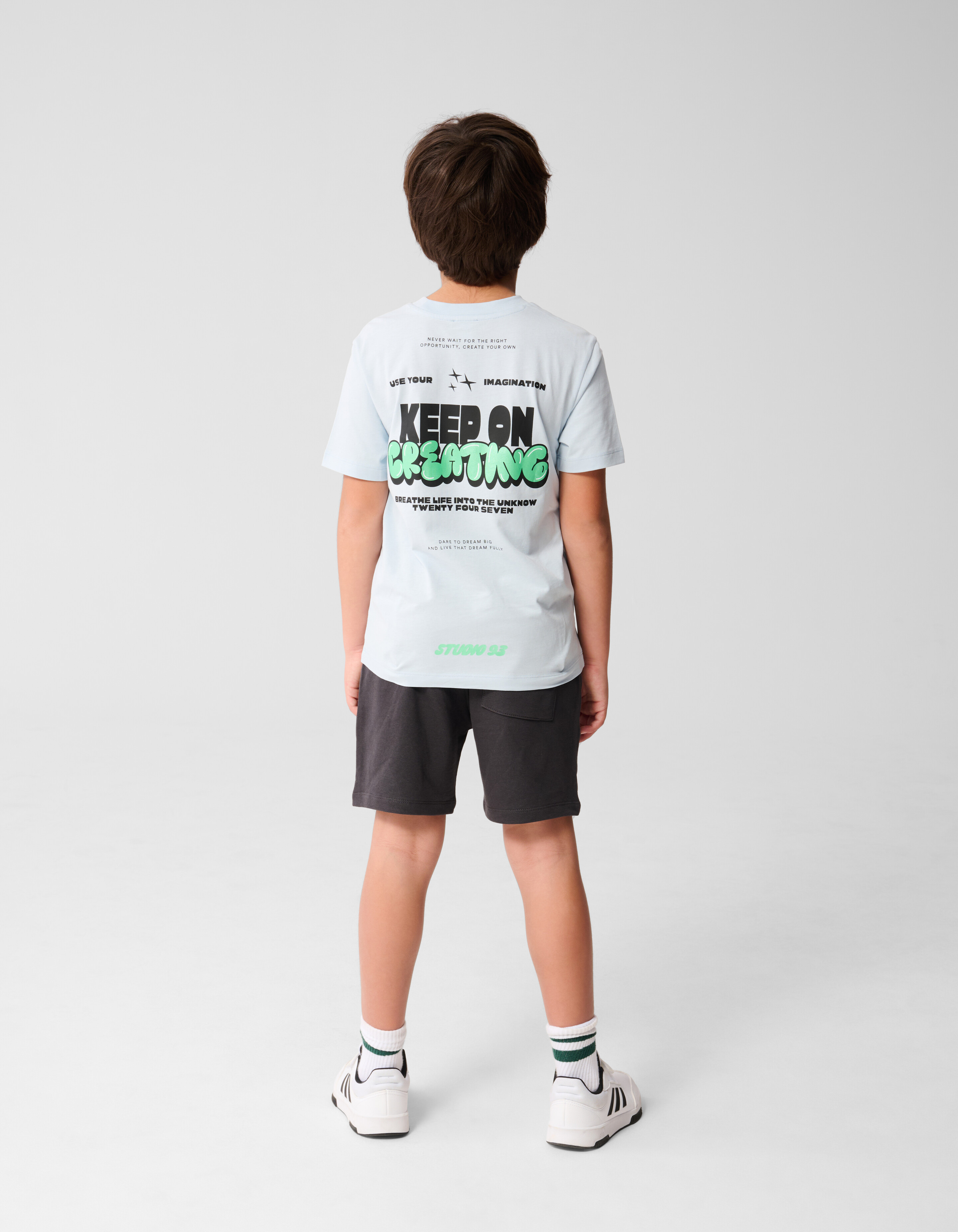Creating Artwork T-shirt Lichtblauw SHOEBY BOYS