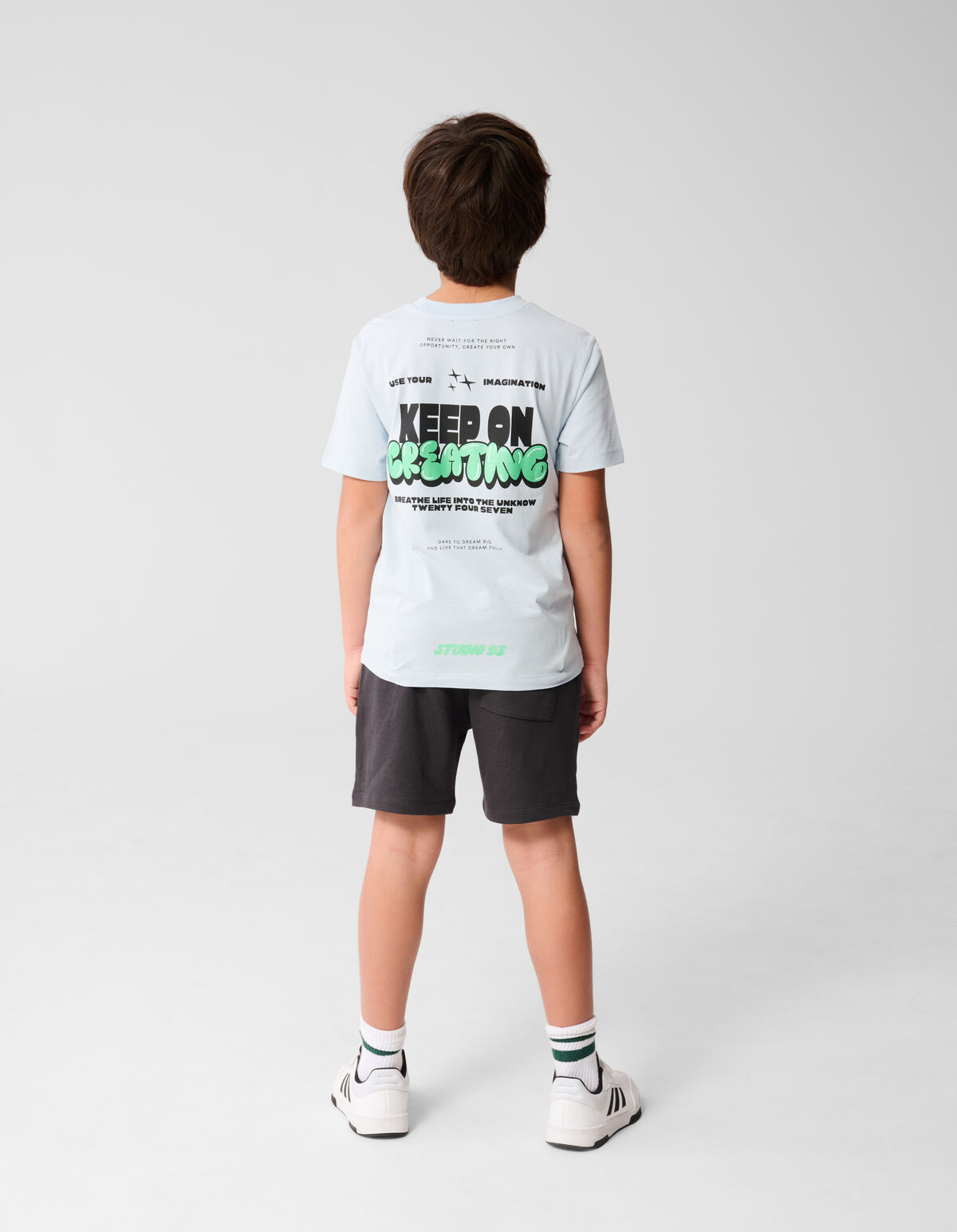 Creating Artwork T-shirt Lichtblauw SHOEBY BOYS