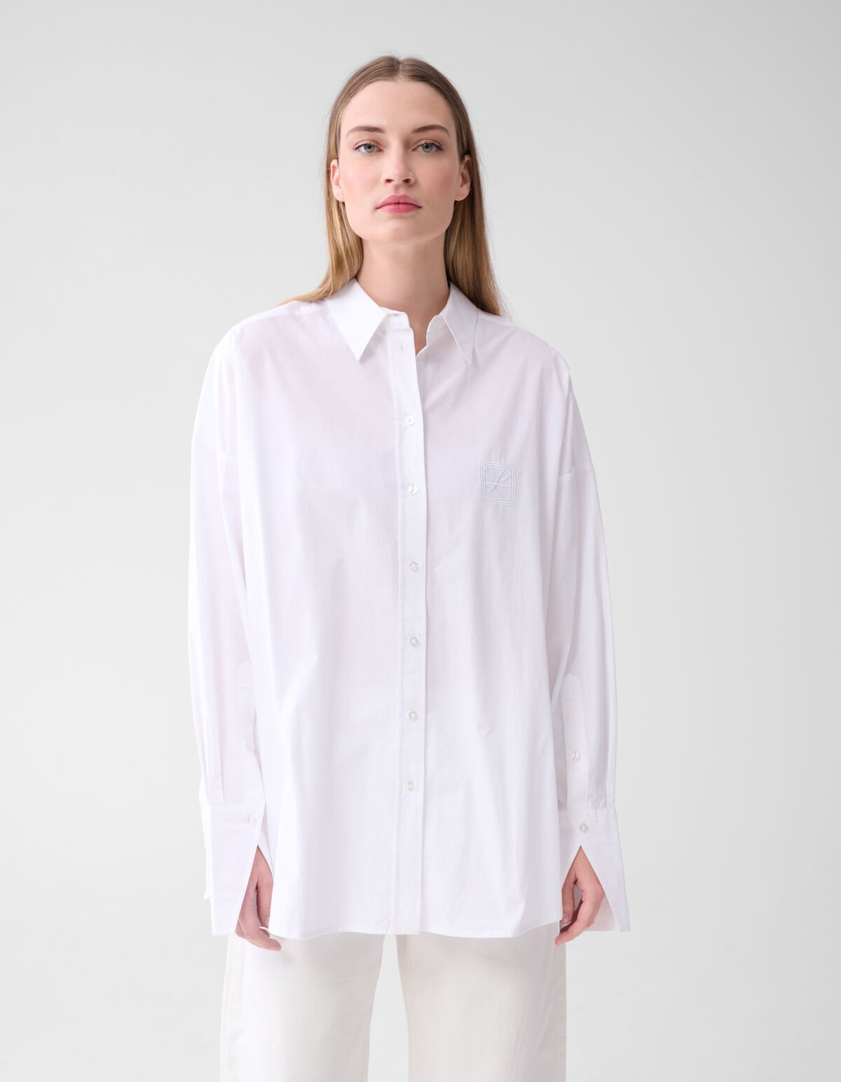 Oversized Embroidery Blouse Wit By Lonneke SHOEBY WOMEN