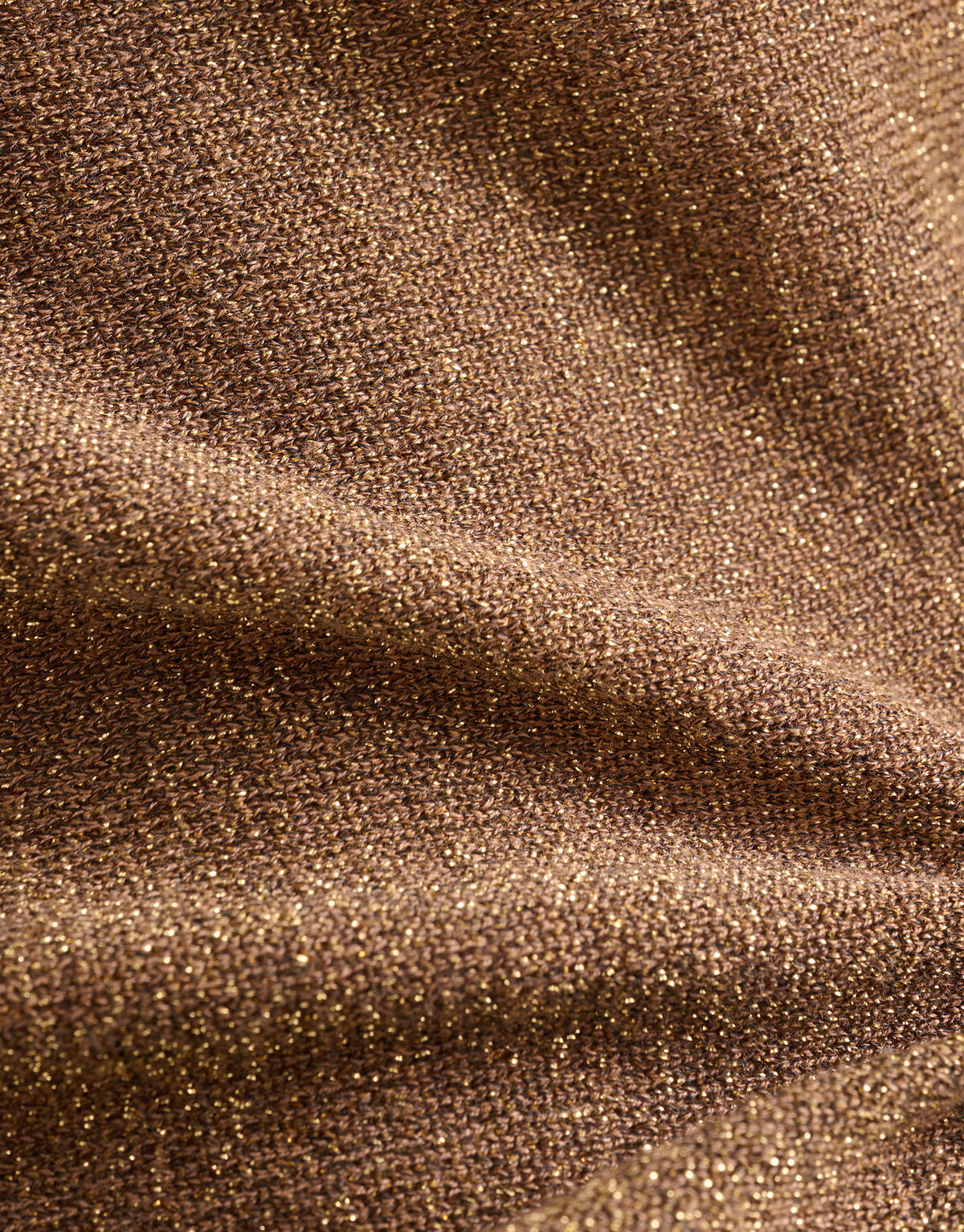 Glitter Vleermuismouwen Trui Camel SHOEBY WOMEN