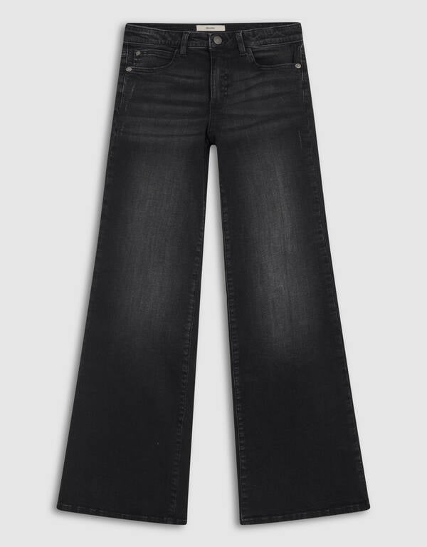 Flared Fit Jeans Zwart SHOEBY GIRLS