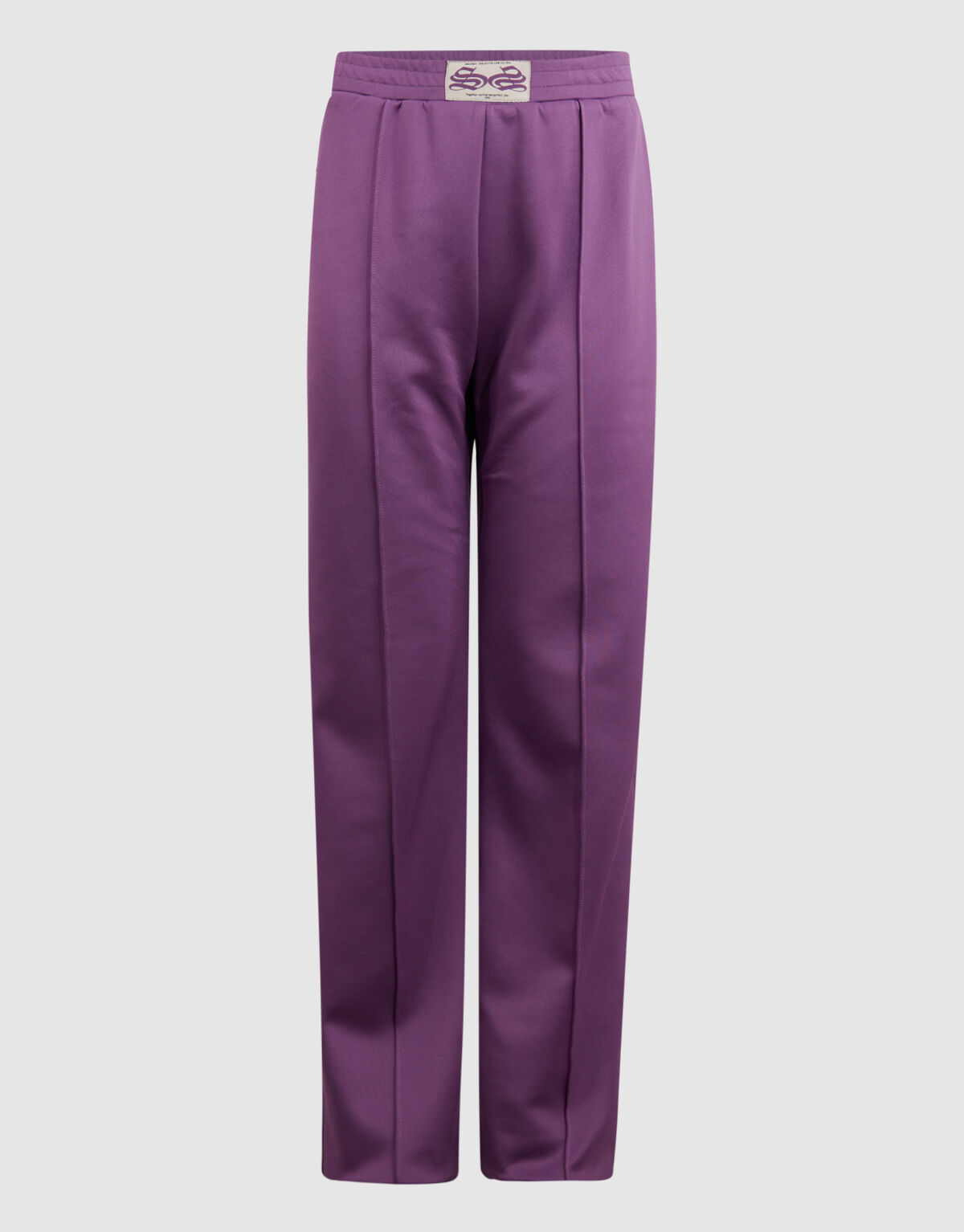 Sporty Wide Leg Broek Paars SHOEBY GIRLS