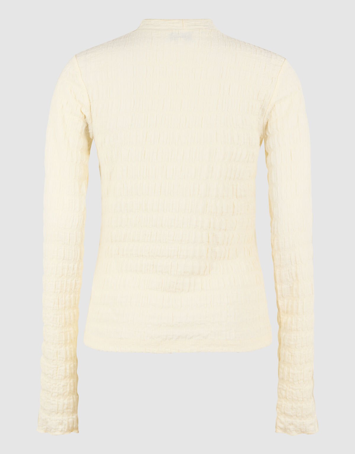 Structuur Longsleeve Top Lichtgeel SHOEBY WOMEN