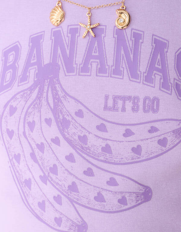 Bananas Top Lichtpaars SHOEBY GIRLS